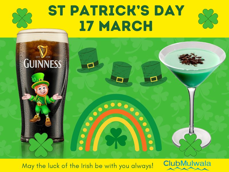 St Patrick's Day with Daine Runnalls