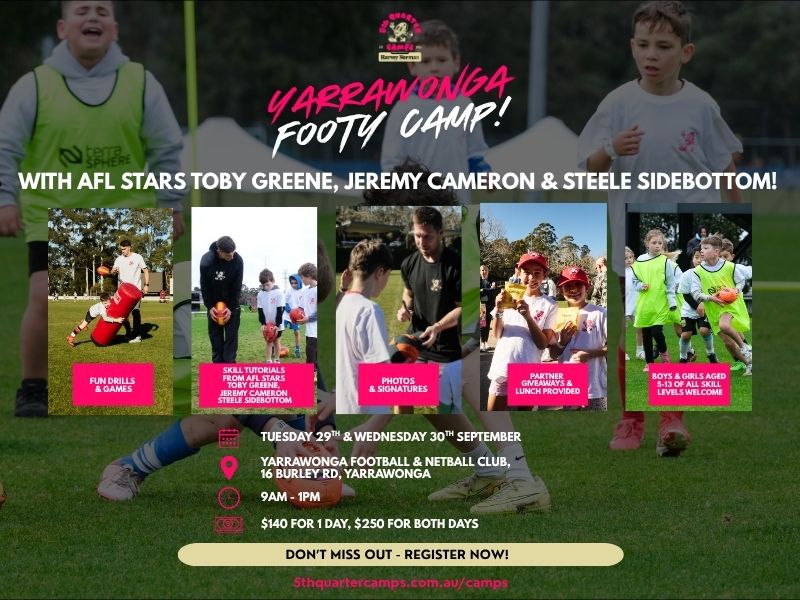 Community Footy Camp with AFL Stars